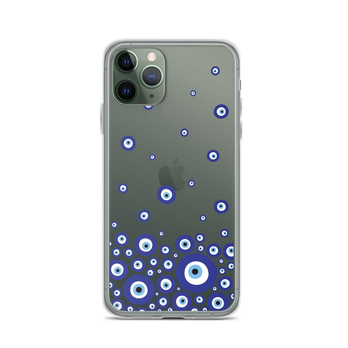 Drip Blue Beads Clear Case for iPhone®