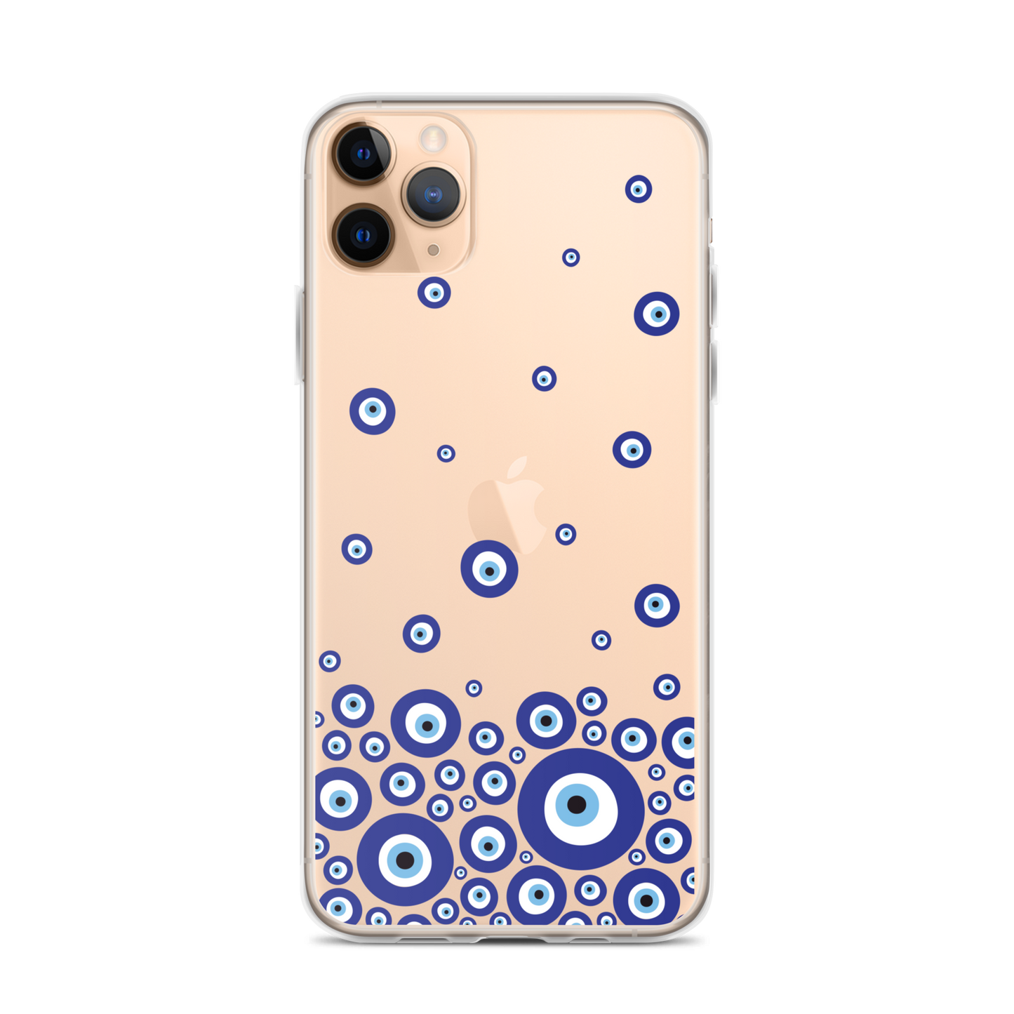 Drip Blue Beads Clear Case for iPhone®