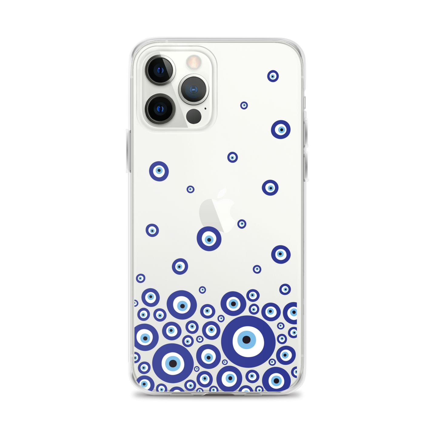 Drip Blue Beads Clear Case for iPhone®