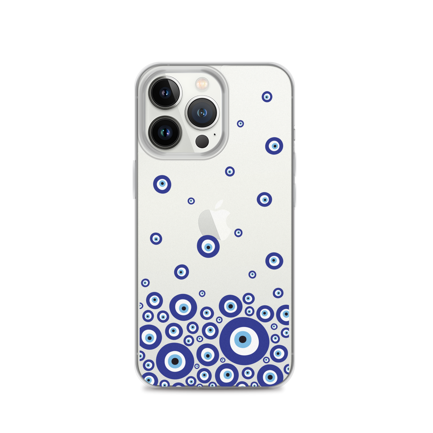 Drip Blue Beads Clear Case for iPhone®