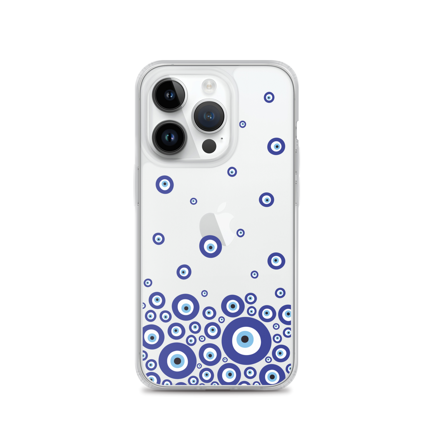 Drip Blue Beads Clear Case for iPhone®