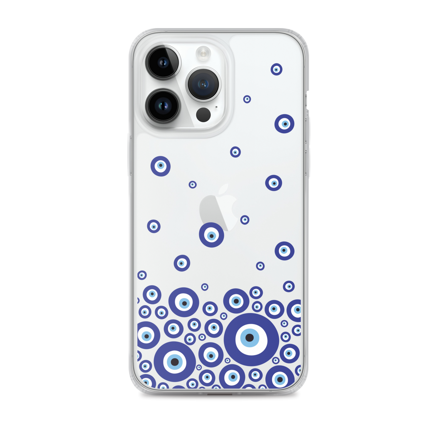 Drip Blue Beads Clear Case for iPhone®