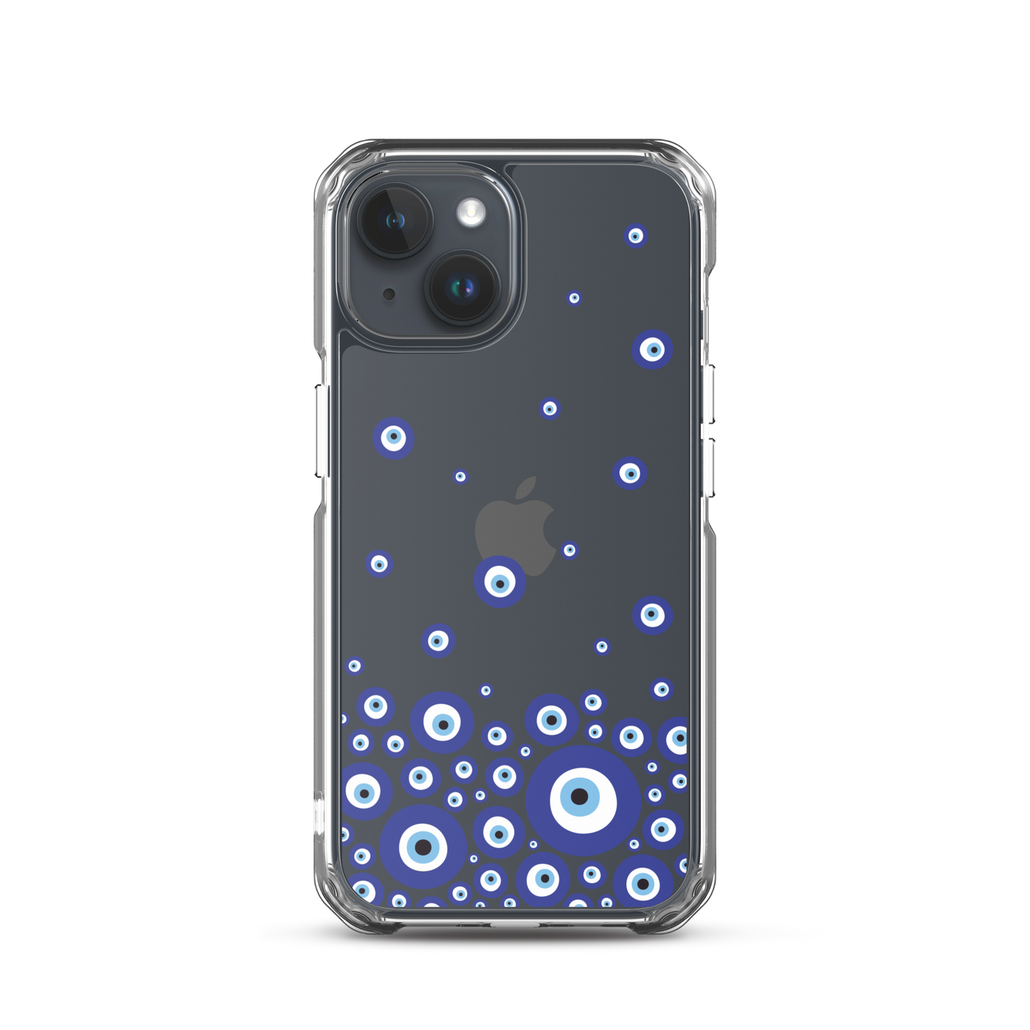 Drip Blue Beads Clear Case for iPhone®