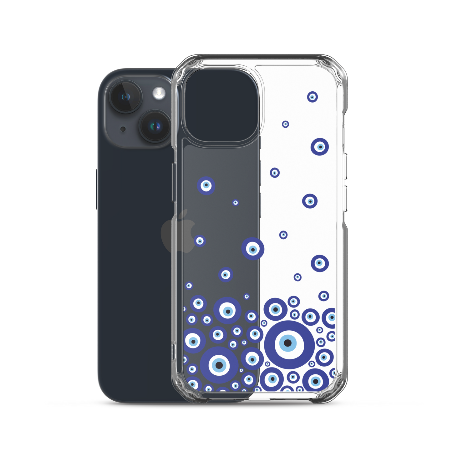 Drip Blue Beads Clear Case for iPhone®