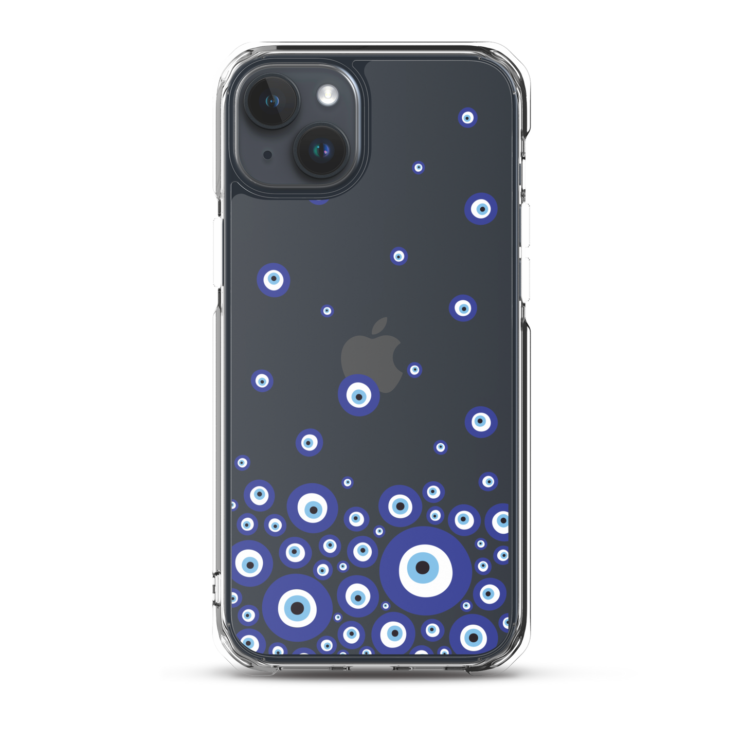 Drip Blue Beads Clear Case for iPhone®