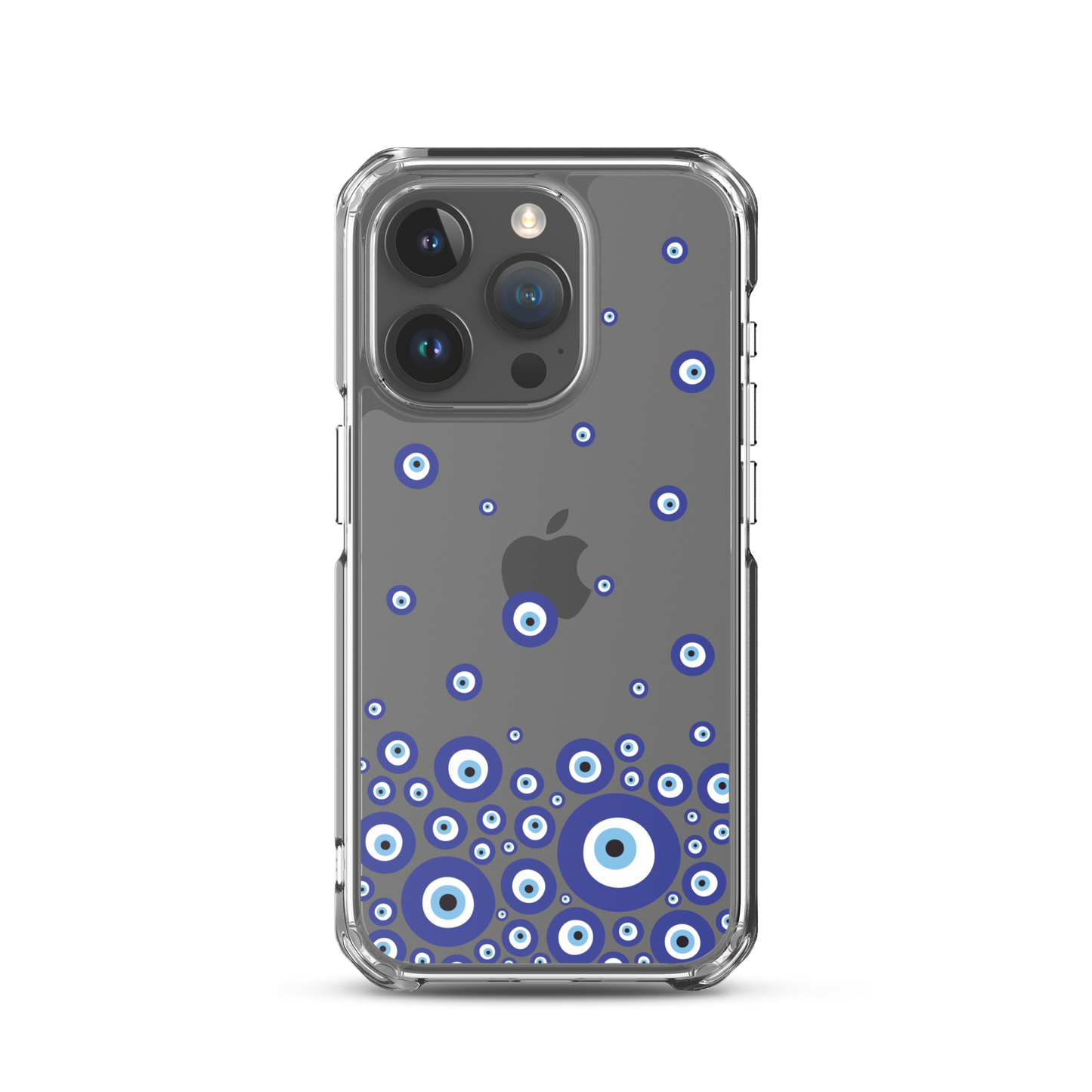 Drip Blue Beads Clear Case for iPhone®