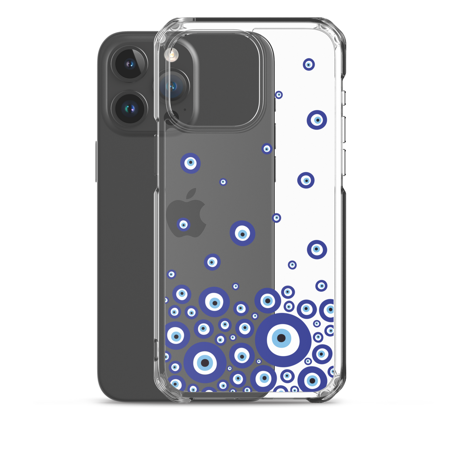 Drip Blue Beads Clear Case for iPhone®